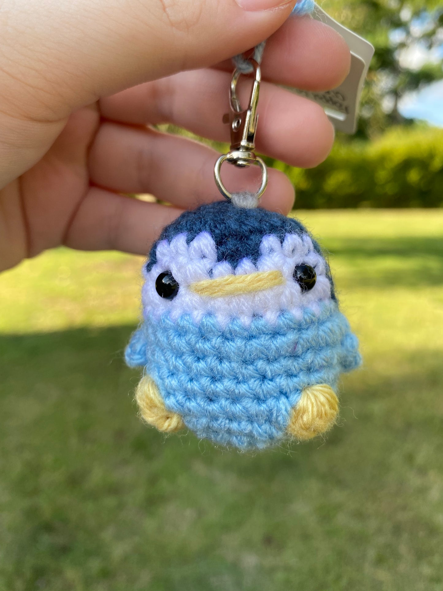 Crochet Penguin Keychain