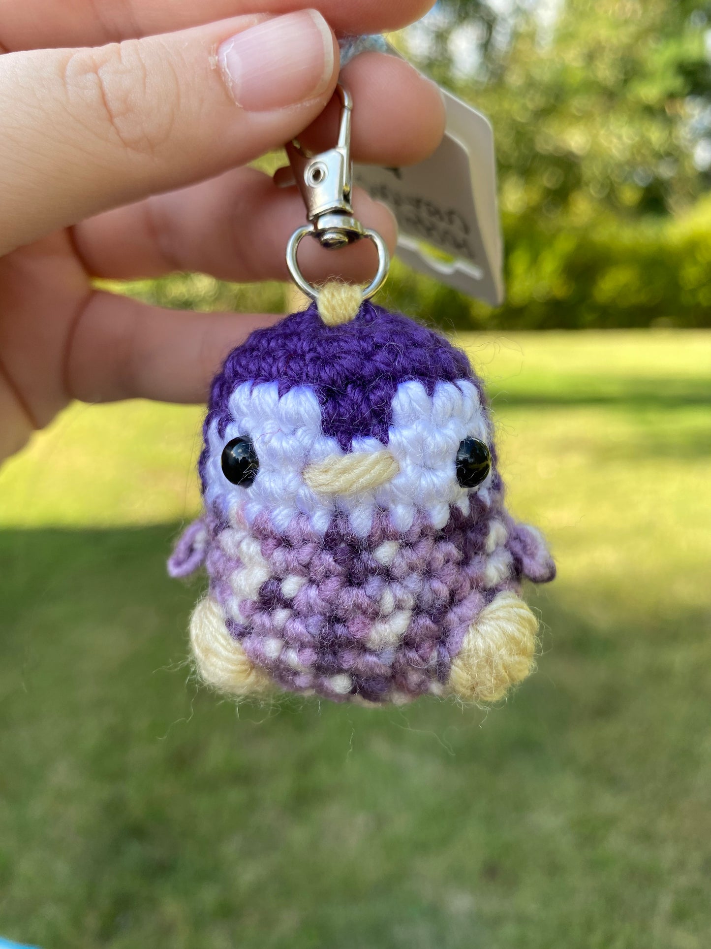 Crochet Penguin Keychain