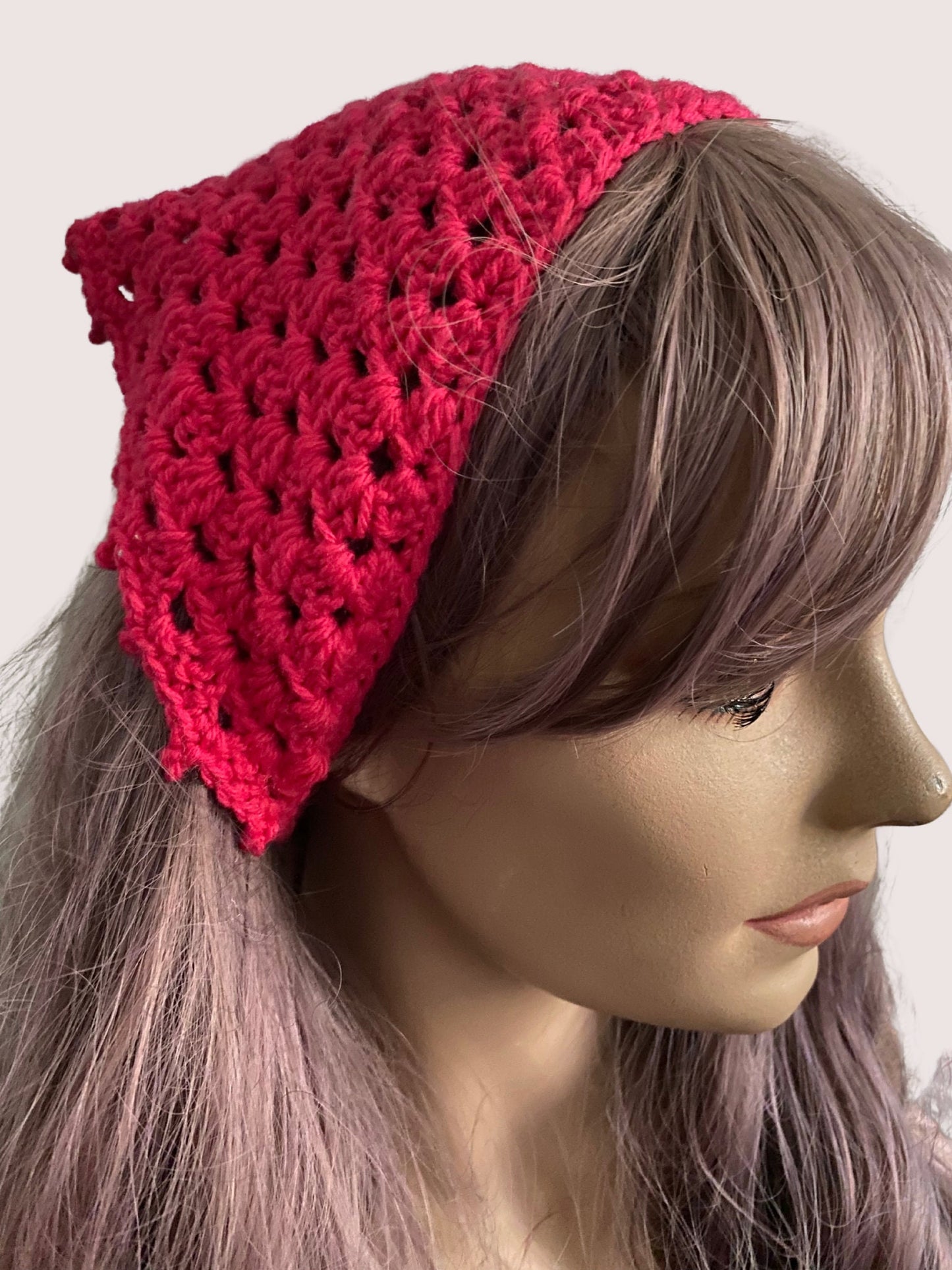 Crochet Adult Bandana