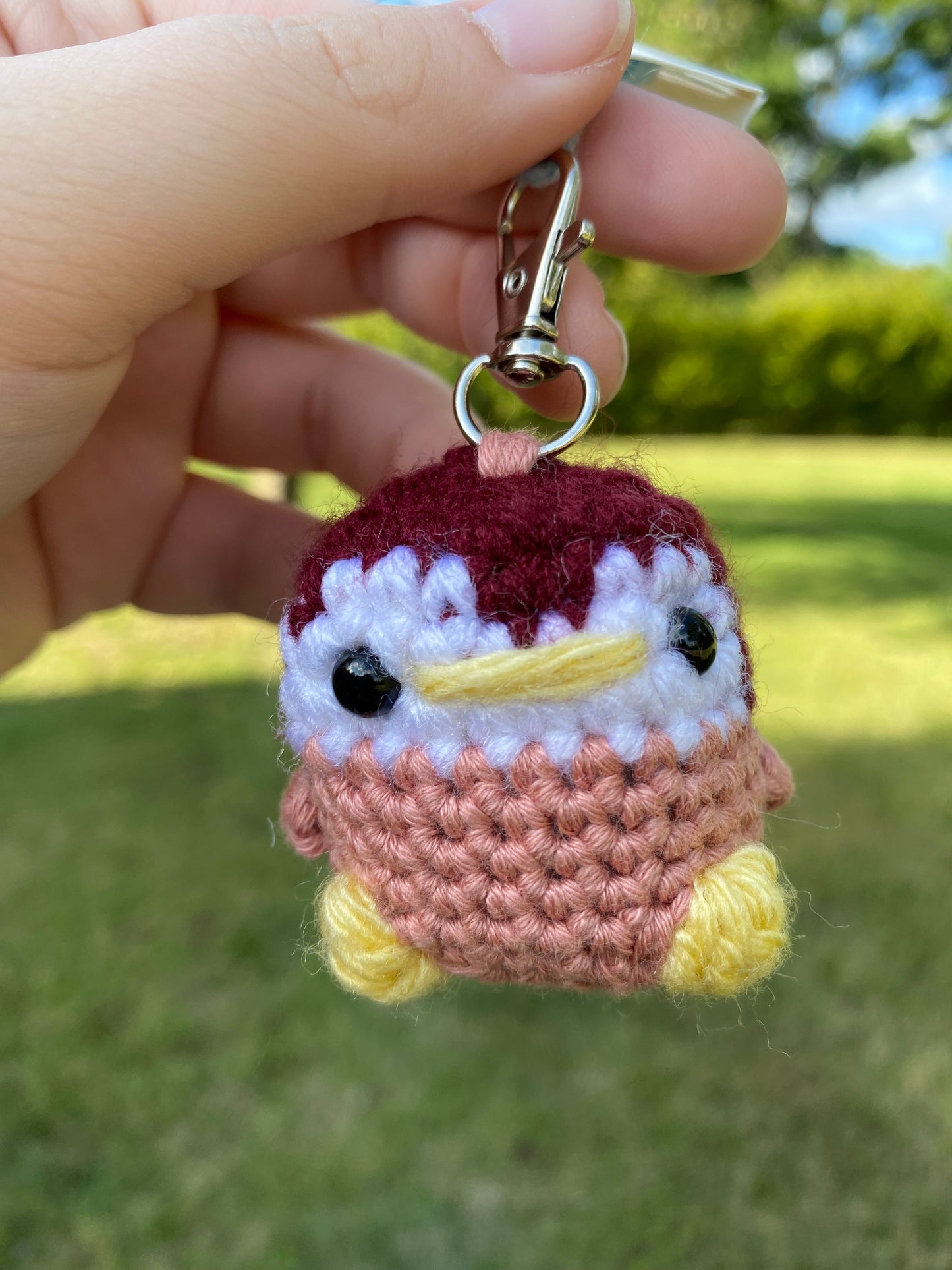 Crochet Penguin Keychain