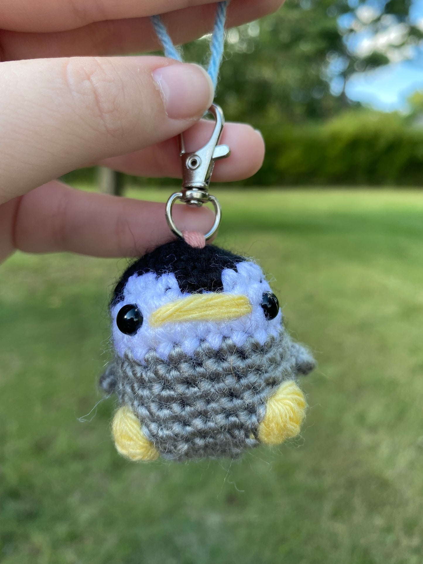 Crochet Penguin Keychain