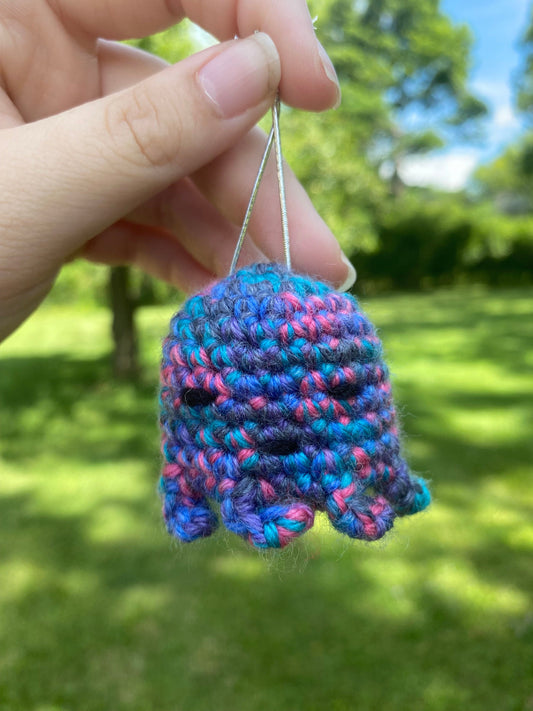 Crochet Angry Octopus Ornament